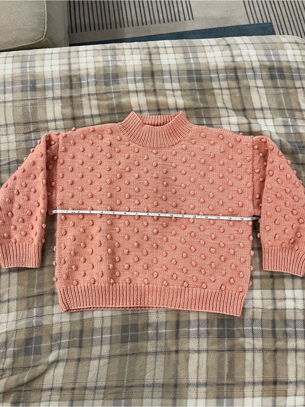 Misha + Puff Wool Mockneck Popcorn Sweater